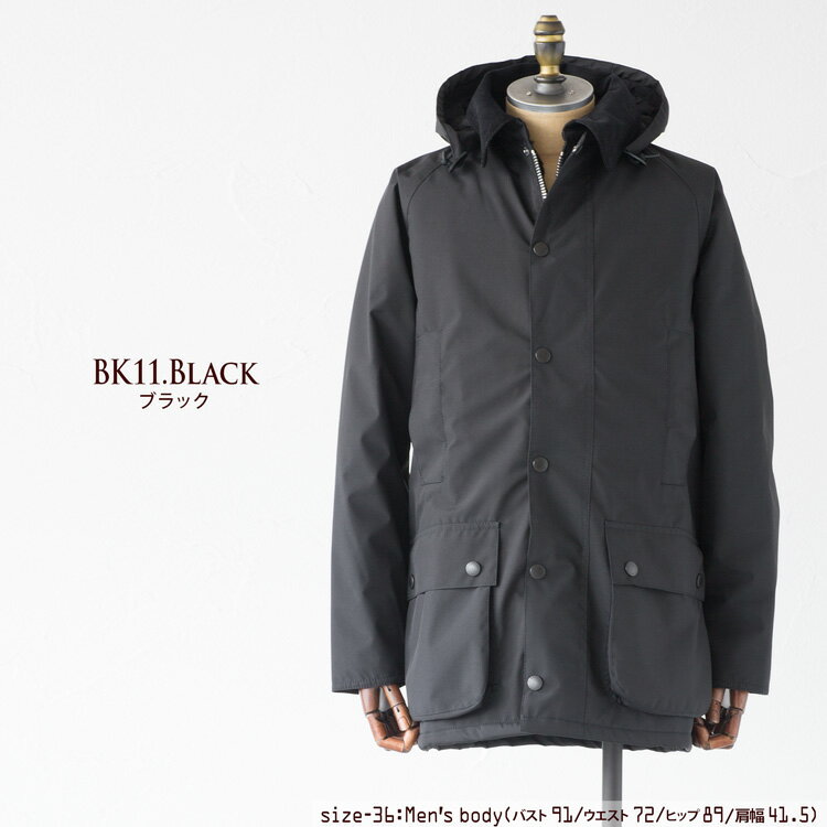 バブアー ビューフォート SL ファーライナー MCA0438 BARBOUR BEAUFORT SL FUR LINED メンズ ジャケット  スリムフィット フード付き｜ココチヤ｜新潟燕市のセレクトショップ