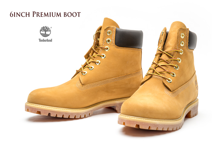 ティンバーランド 6インチ プレミアム ブーツウィートヌバックレザー Timberland 6IN PREMIUM BOOT TB 10061  イエローブーツ メンズ