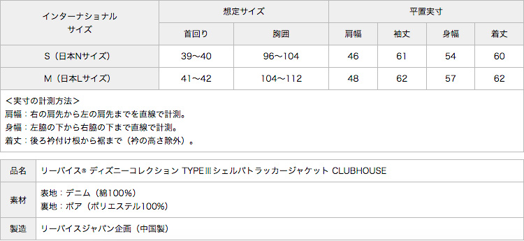 リーバイス ミッキー タイプ3 シェルパ トラッカー ジャケット 16365